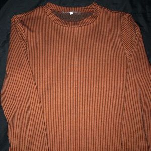 Orange and Black Stripped Long Sleeve